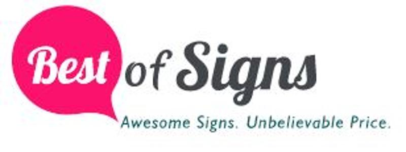 Best of Signs Coupons
