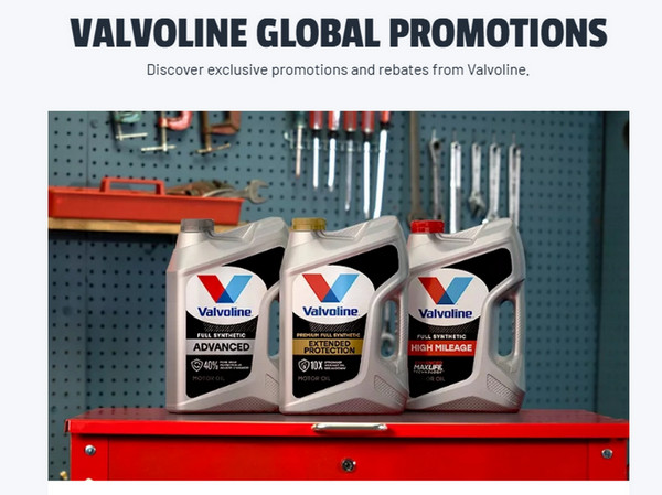 Valvoline Synthetic Oil Change Coupon