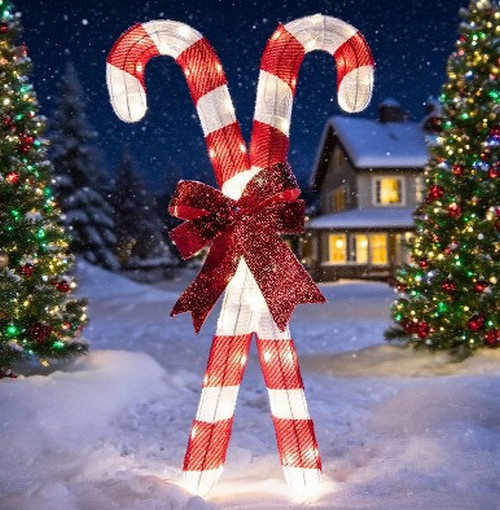 Candy Cane Decorations Outdoor