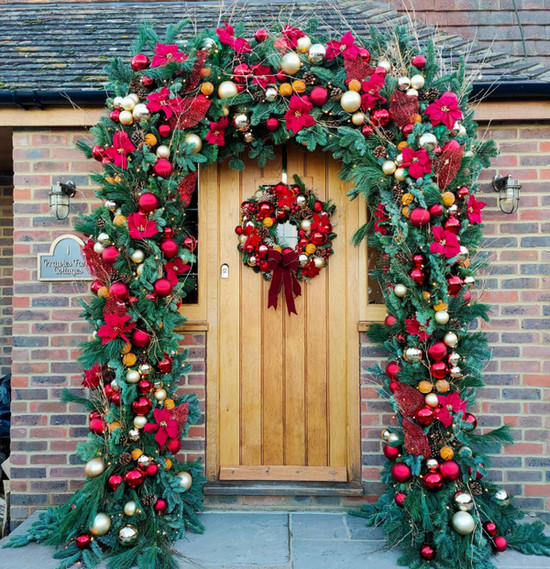 Front Door Christmas Decorations