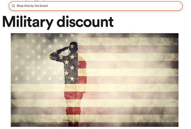 SimpleTire military discount