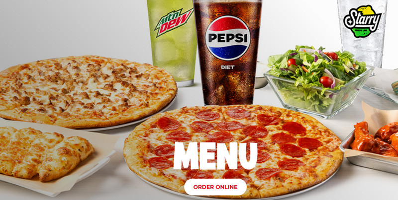 Chuck E. Cheese menu