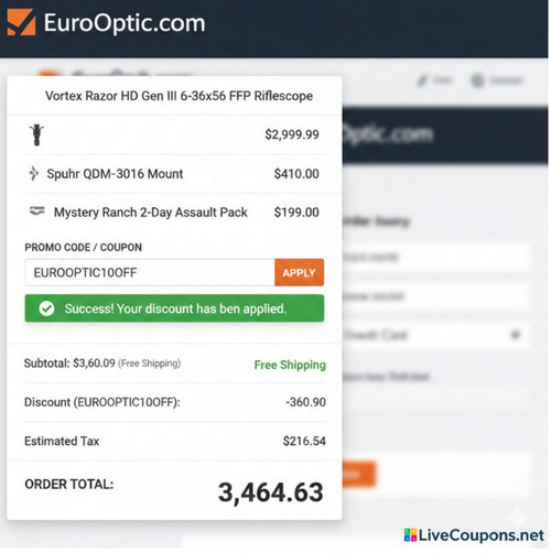 EuroOptic Coupon Code