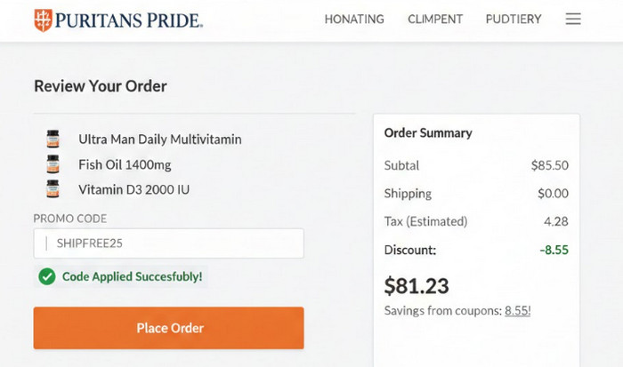 Puritans Pride Promo Code