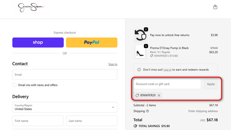 Jessica Simpson Promo Codes