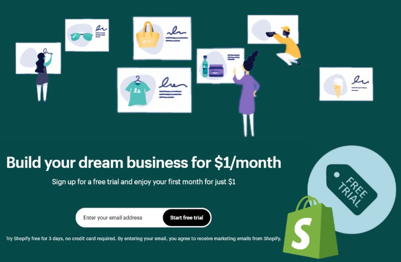 Shopify free trial 90 days