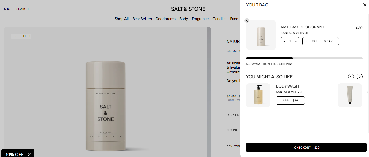 Salt and Stone coupon code