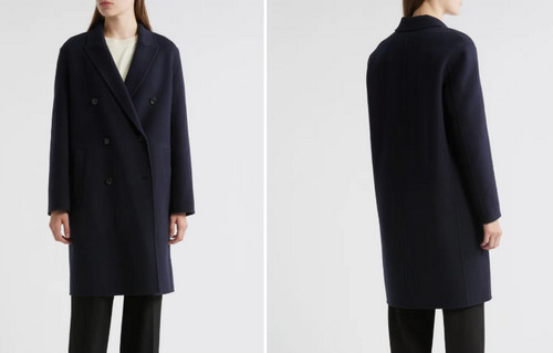 Double Breasted Wool & Cashmere Coat