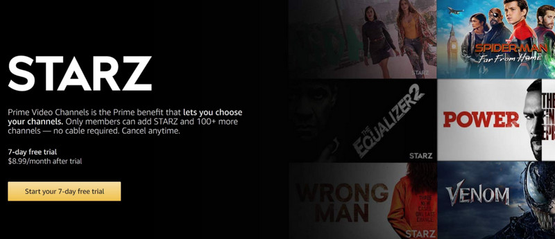 Starz Free Trial Code