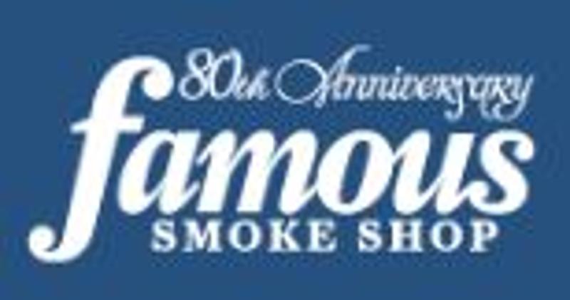 Famous Smoke Shop  Free Shipping Code, Coupon $40 OFF